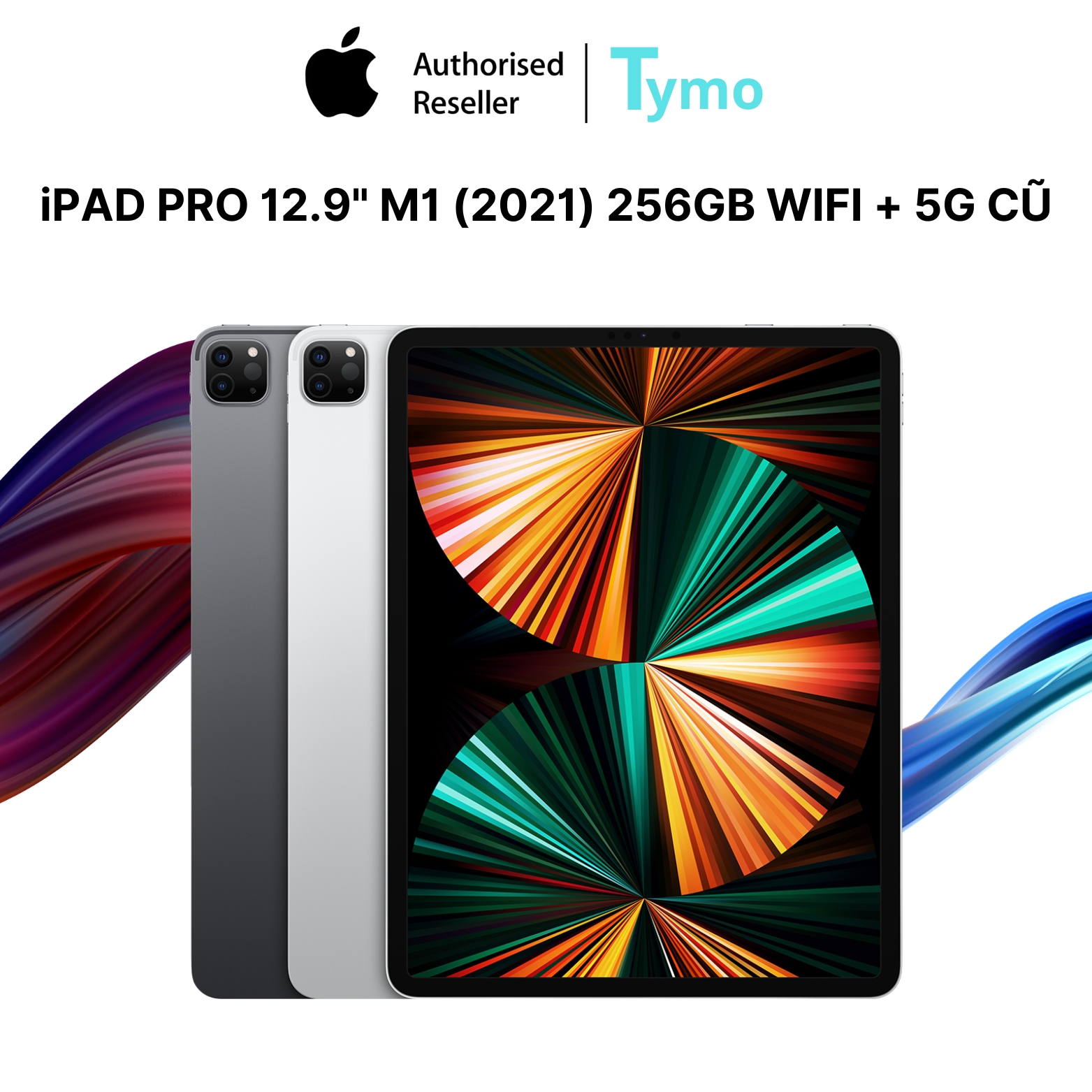 iPad Pro 12.9" M1 (2021) 256GB Wifi + 5G Cũ Đẹp 99%
