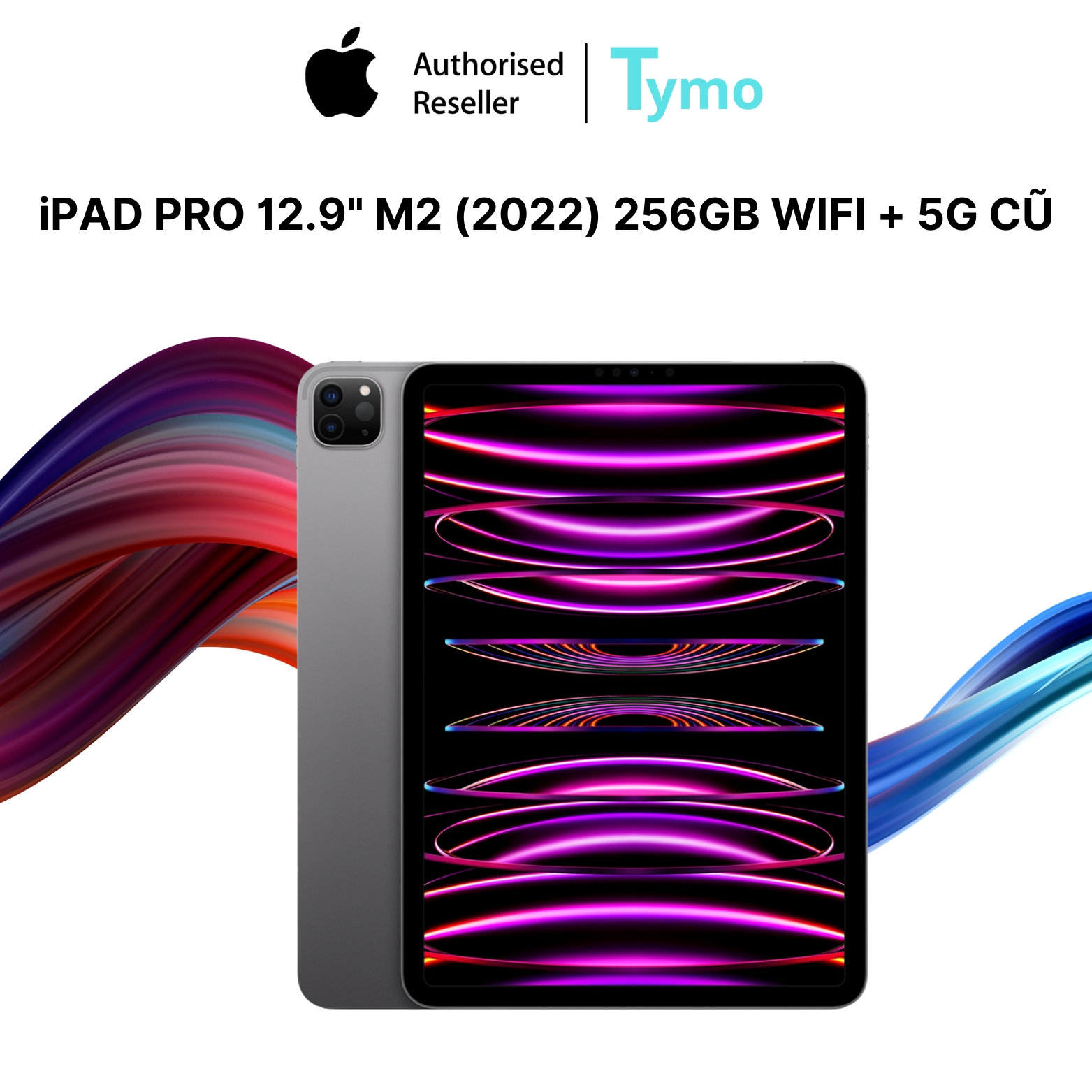 iPad Pro 12.9" M2 (2022) 256GB Wifi + 5G Cũ Đẹp 99% - Ảnh 3