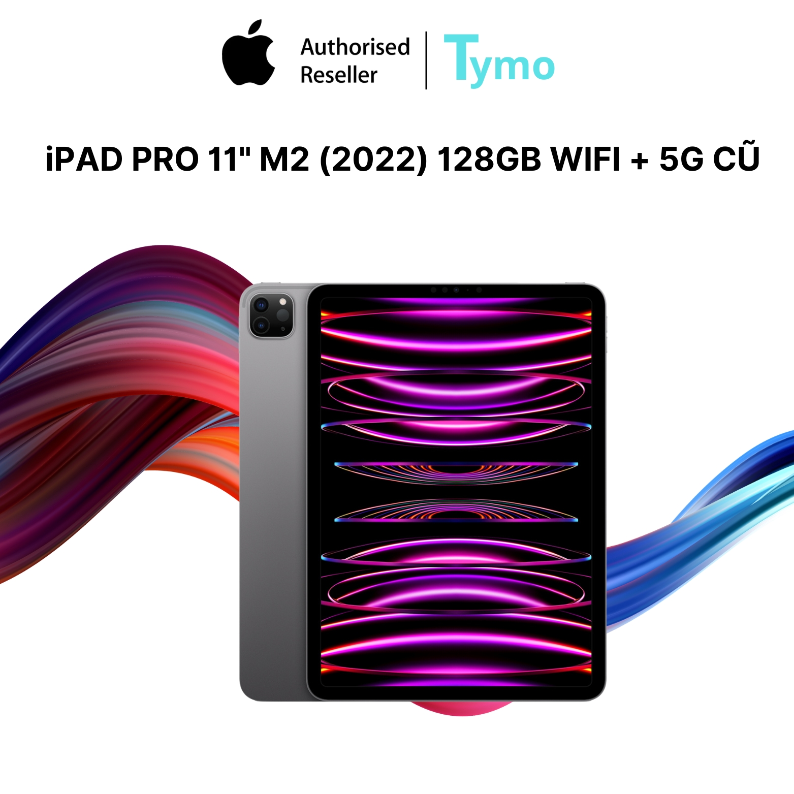 iPad Pro 11" M2 (2022) 128GB Wifi + 5G Cũ Đẹp 99% - Ảnh 3