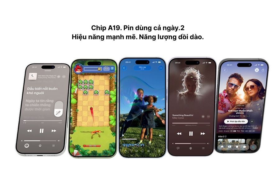 Chip Apple A-series thế hệ mới trên iPhone 17 256GB, tăng tốc độ xử lý và AI