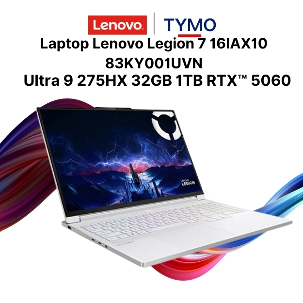 Laptop Lenovo Legion 7 16IAX10 83KY001UVN (Ultra 9 275HX | 32GB | 1TB | RTX™ 5060 8GB | 16inch WQXGA OLED 240Hz) - Ảnh 2