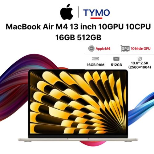 MacBook Air M4 13 inch 10GPU 10CPU 16GB 512GB Chính Hãng