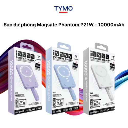Sạc dự phòng Magsafe Phantom P21W - 10000mAh